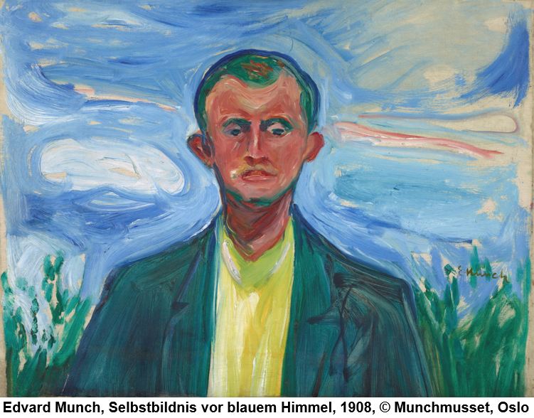 640_Edvard Munch, Selbstbildnis